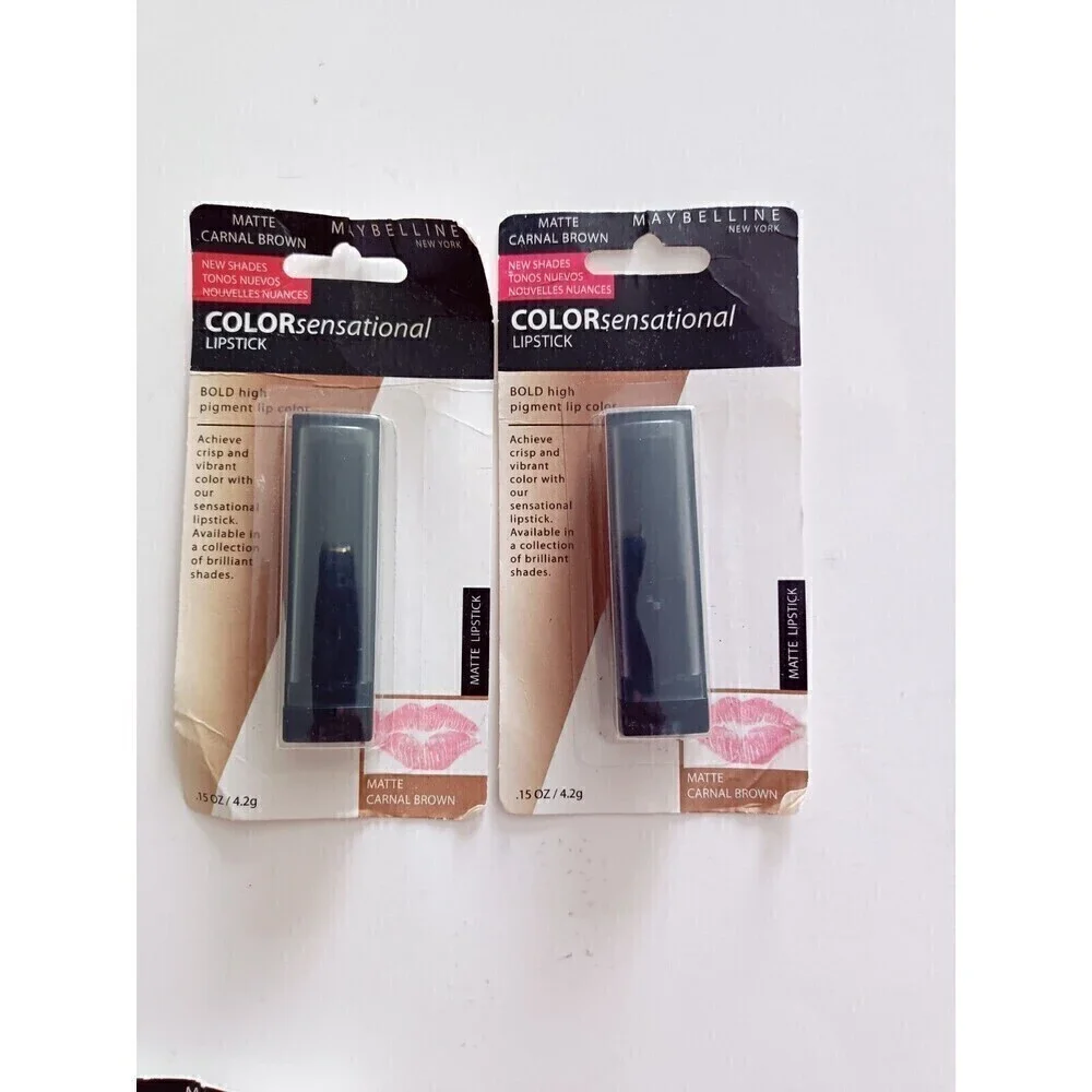 Maybelline New York Color Sensational Brown Lipsticks Lot Of 5 Browns Bronzes